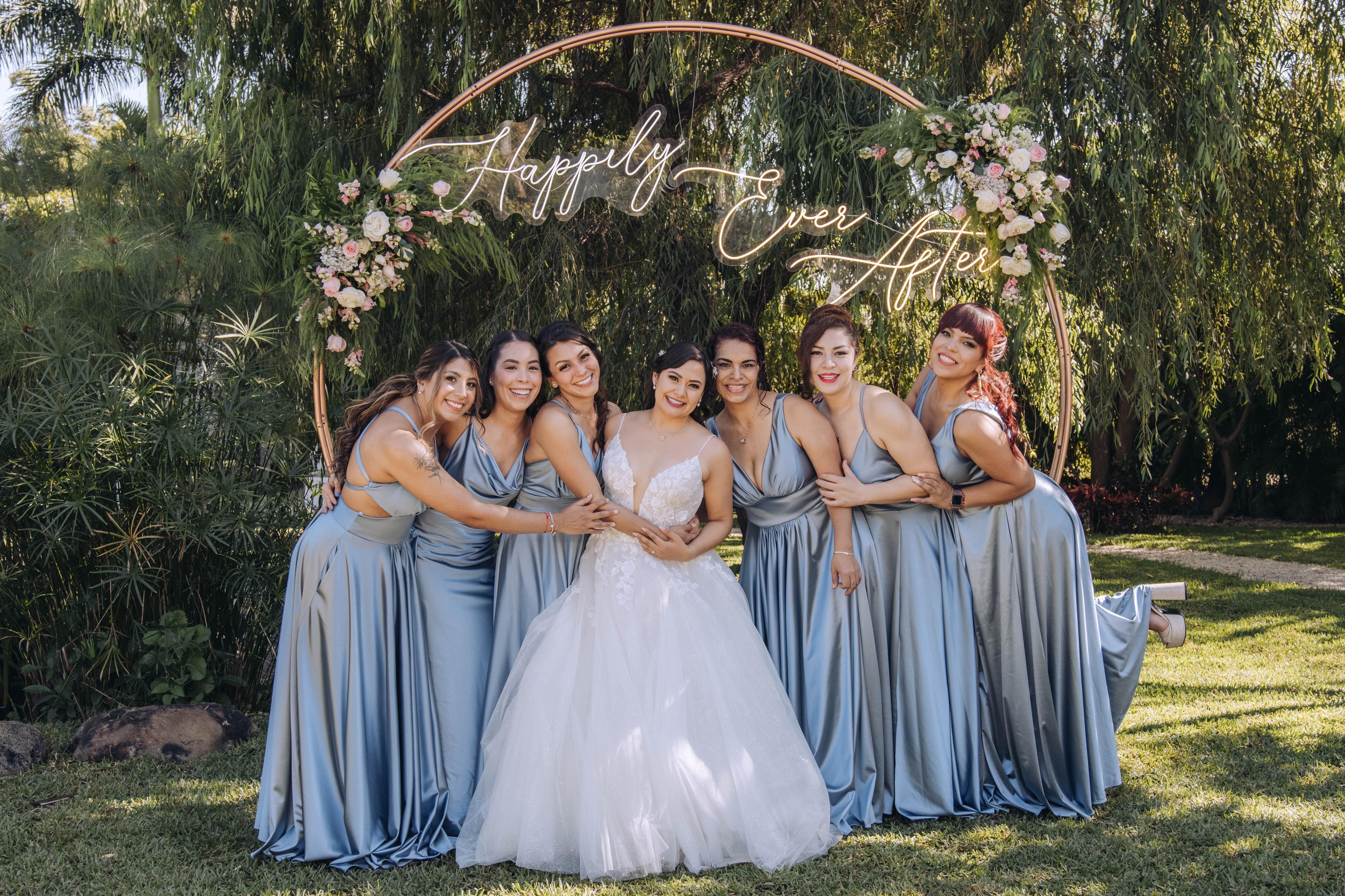 Vestidos Para Damas De Honor Color Turquesa Vestido Azul Cielo